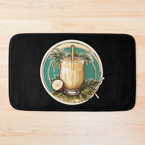 Item preview, Coconut Drink with Lime on the Beach Sunny Day designed and sold by NautiChic.