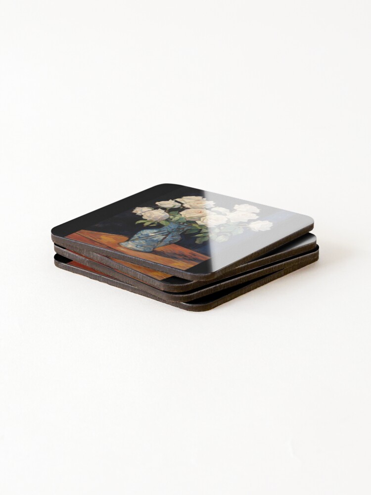 Thumbnail 4 of 5, Coasters (Set of 4), Gentle Roses designed and sold by TorpStore.