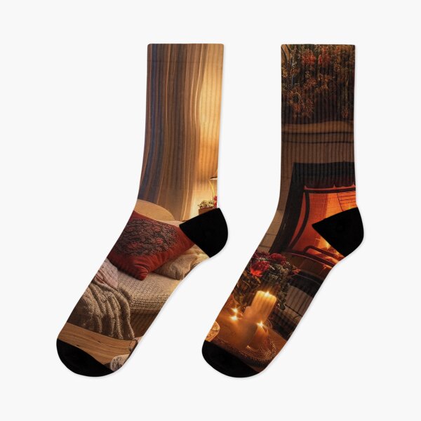 Item preview, Cozy Winter Evening by the Fireplace designed and sold by FireScreen.