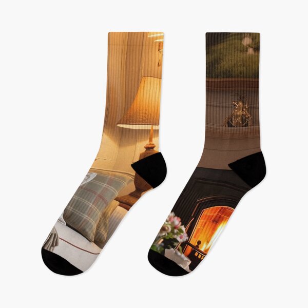 Item preview, Cozy Winter Evening by the Fireplace designed and sold by FireScreen.