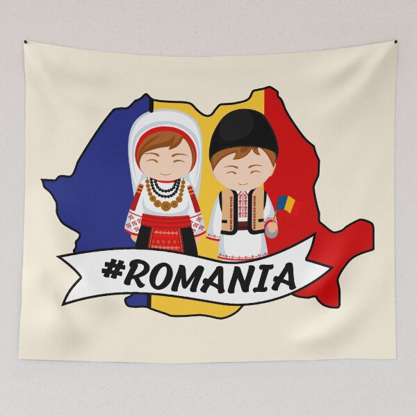 Item preview, Romania Flag Map designed and sold by Stefan Z..