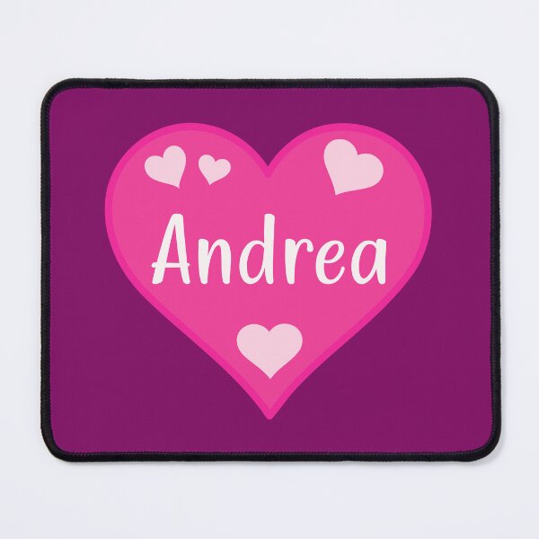Item preview, Andrea Name Pink Heart  designed and sold by Jeallan Designs.