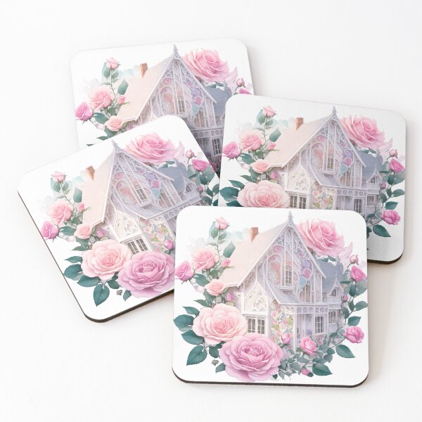 Item preview, Pastel Fantasy House Sticker: Enchanting 3D Vector Artistry (132) designed and sold by WASjourney.