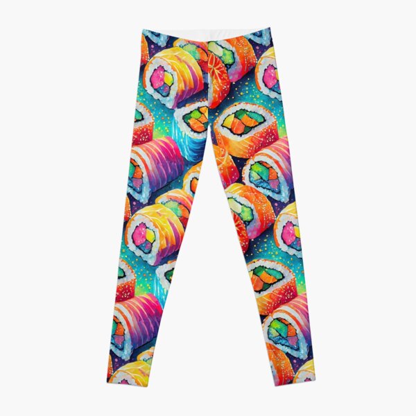 Yoga Leggings - Sketched Lion King Friends - Rainbow Rules