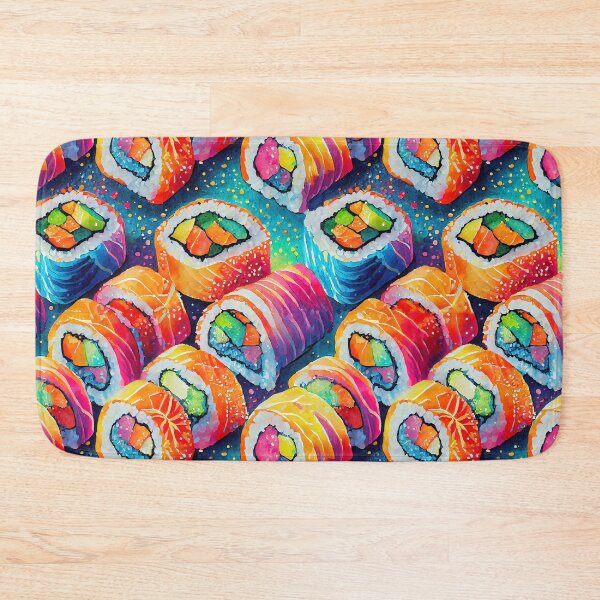 Item preview, Big Vibrant Sushi Rolls designed and sold by craftyvixenart.