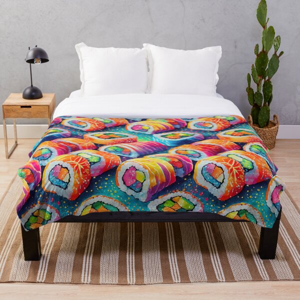 Item preview, Big Vibrant Sushi Rolls designed and sold by craftyvixenart.