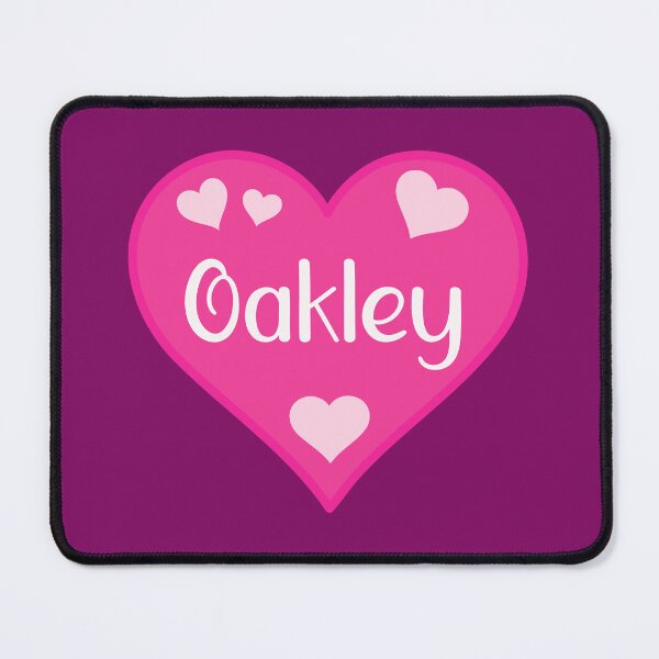 Item preview, Oakley Name Pink Heart  designed and sold by Jeallan Designs.