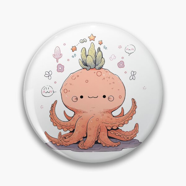 Item preview, Seaweed Crown Octopus designed and sold by DenseColor.