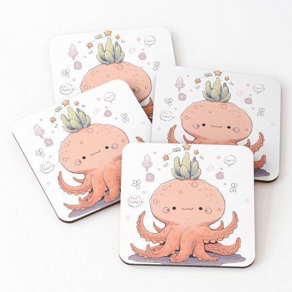Item preview, Seaweed Crown Octopus designed and sold by DenseColor.