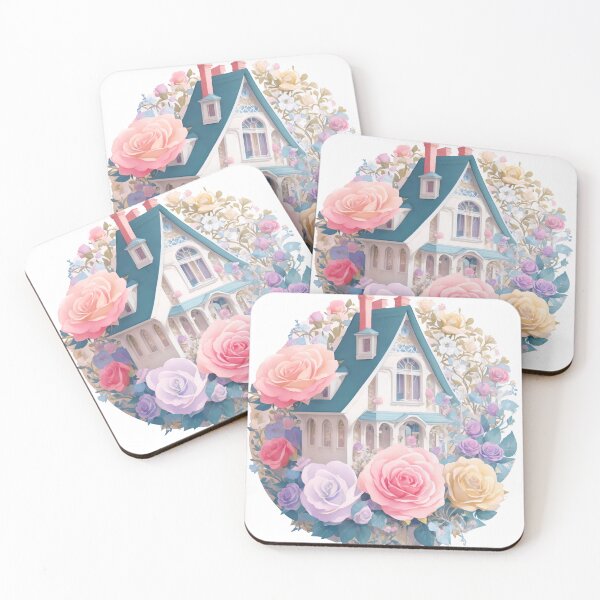 Item preview, Charming Pastel House Sticker: Enchanting 3D Vector Art (133) designed and sold by WASjourney.