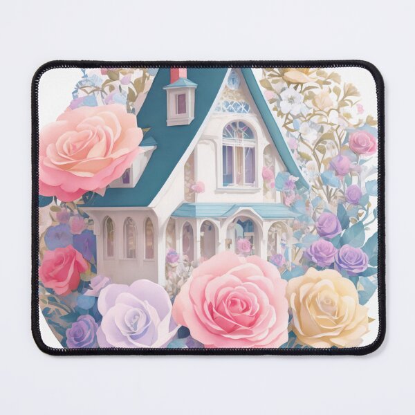 Item preview, Charming Pastel House Sticker: Enchanting 3D Vector Art (133) designed and sold by WASjourney.
