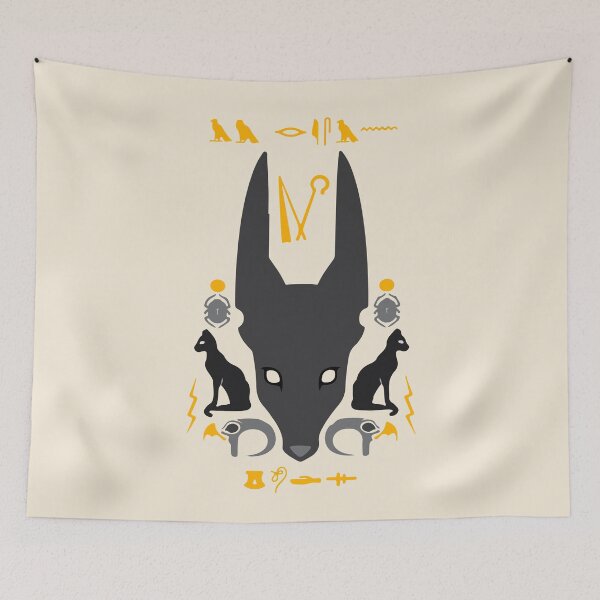 Item preview, Anubis Guardian of the Egyptian Afterlife designed and sold by Retr0Tshirts.