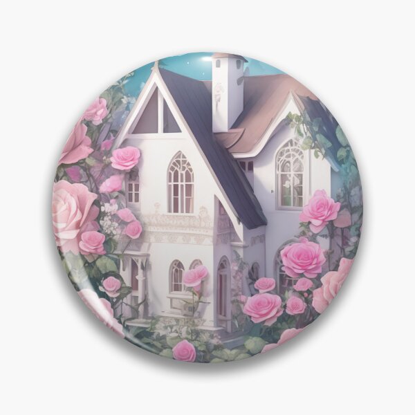 Item preview, Whimsical Pastel House Sticker: Charming 3D Vector Art (134) designed and sold by WASjourney.