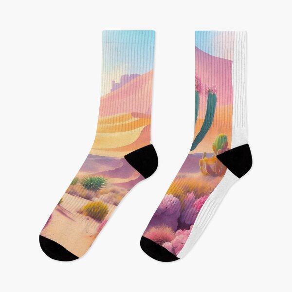Item preview, Colorful Sky Flowering Cactus Desert designed and sold by AP.