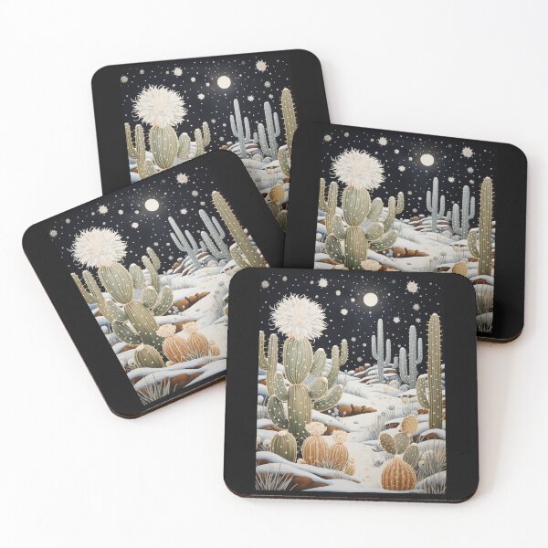 Item preview, Cactus In Night Winter designed and sold by GageStore.