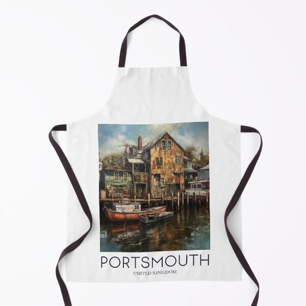 Item preview, A Painting of the Portsmouth Harbour - United Kingdom designed and sold by StudioRedKoala.