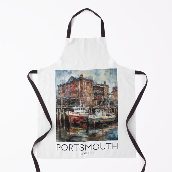 Item preview, A Painting of the Portsmouth Harbour - England designed and sold by StudioRedKoala.