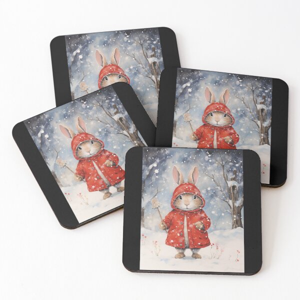 Item preview, Rabbit In The Christmas Snow designed and sold by GageStore.