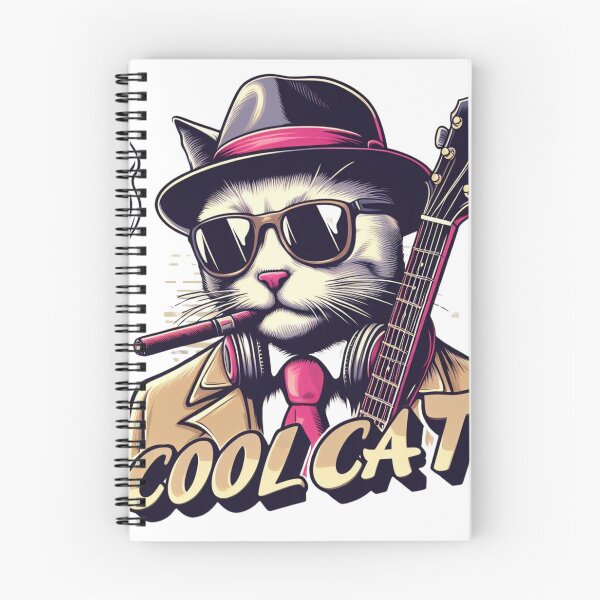 Item preview, Cigar-strumming Kitty designed and sold by AIStoore.