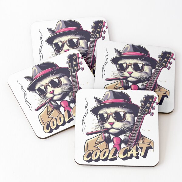 Item preview, Cigar-strumming Kitty designed and sold by AIStoore.