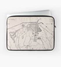 Vintage Map of Arlington National Cemetery (1901) Laptop Sleeve