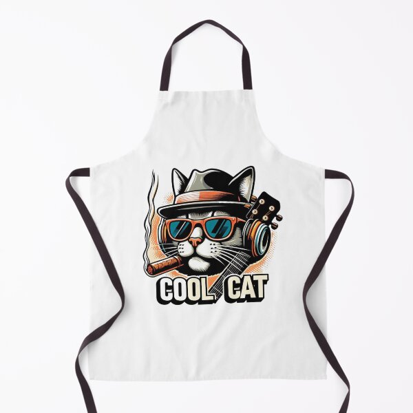Item preview, Cigar-strumming Kitty designed and sold by AIStoore.