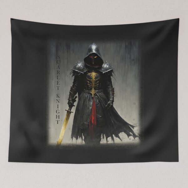 Item preview, SCARLET KNIGHT, golden sword, CrisMor-Art designed and sold by CrisMor-Art.