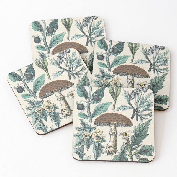 Item preview, Botanical and mushroom vintage scientific illustration designed and sold by amy shell.