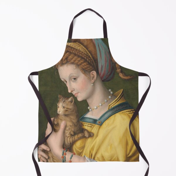 Item preview, Portrait painting of Woman with Cat designed and sold by amy shell.