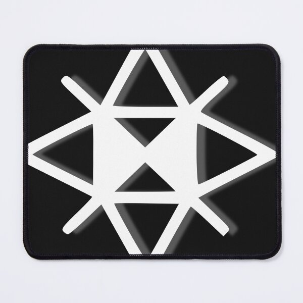 Item preview, White Geometric Hand Drawn Star and Square  designed and sold by LZenDesigns.