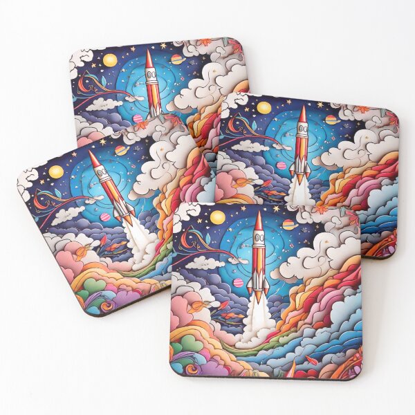 Item preview, Voyage to the Stratosphere: A Coloring Odyssey (138) designed and sold by WASjourney.