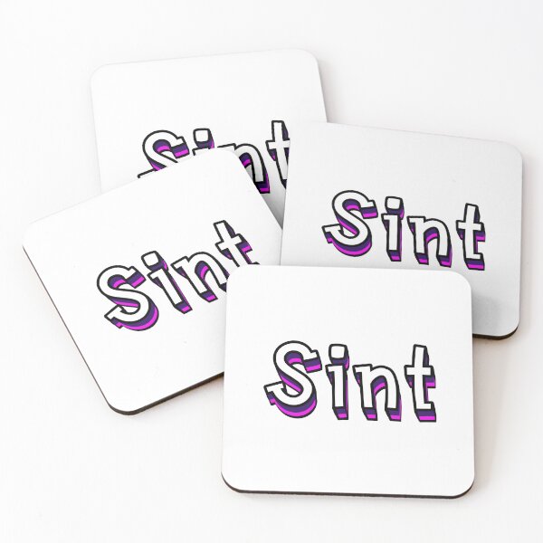Item preview, Sint letters paars roze designed and sold by Krissys-Art.