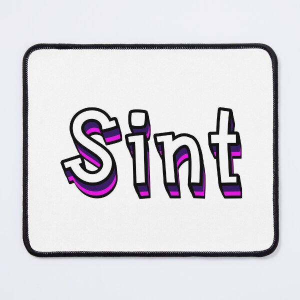 Item preview, Sint letters paars roze designed and sold by Krissys-Art.