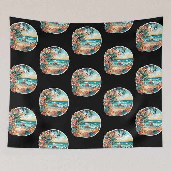 Item preview, Sunny Day and Agitated Ocean - Hawaii Orchids designed and sold by NautiChic.