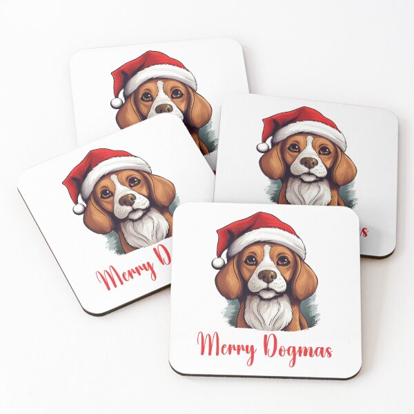 Item preview, Beagle Dog Merry Dogmas designed and sold by Blok45.