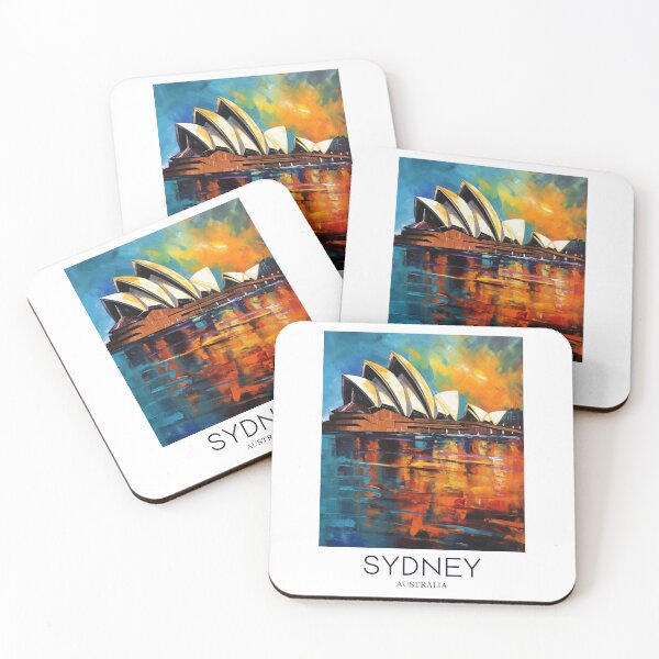 Item preview, A Painting of the Opera House in Sydney - Australia  designed and sold by StudioRedKoala.