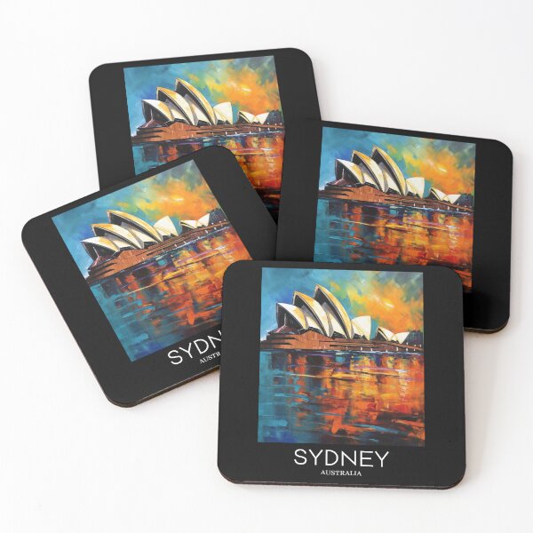 Item preview, A Painting of the Opera House in Sydney - Australia  designed and sold by StudioRedKoala.