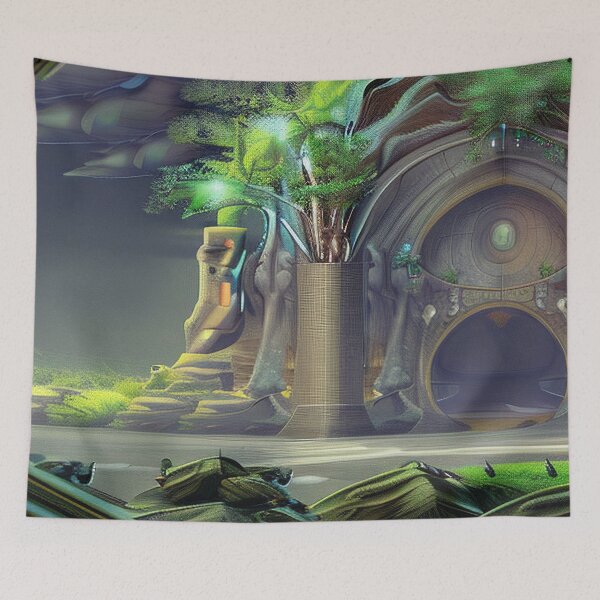 Item preview, Tree House In The Middle Of The Field designed and sold by TEmotionalPixel.