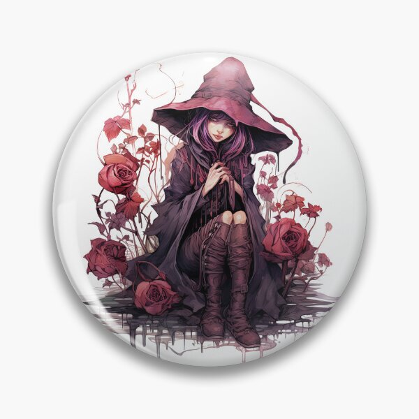 Item preview, Watercolor OxBlood Witch's tools designed and sold by Mandayartstudio.