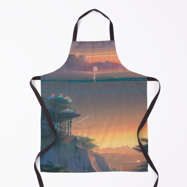 Item preview, Sunset On Pagan Pagoda With Lake designed and sold by TEmotionalPixel.