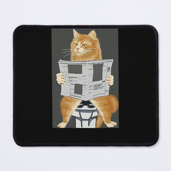 Item preview, cat reading the newspaper designed and sold by SameeraDammeyer.