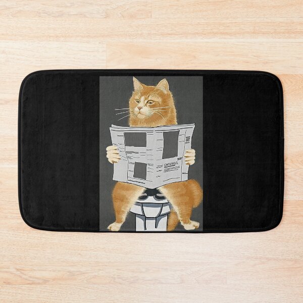 Item preview, cat reading the newspaper designed and sold by SameeraDammeyer.