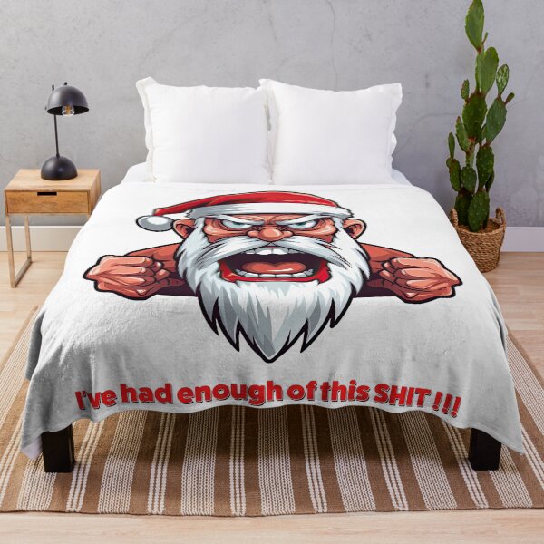Item preview, Angry Santa - I've had enough of this Shit !!! designed and sold by Totalthrive.