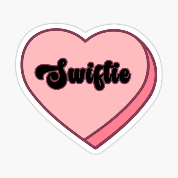 Swiftie Heart Sticker for Sale by LoveStuckShop