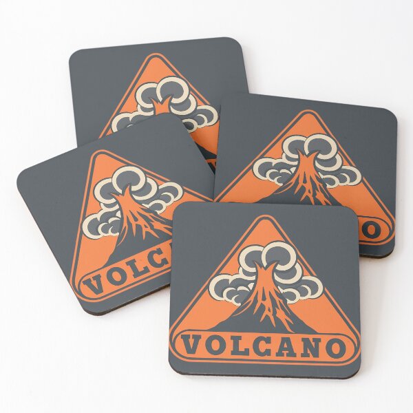 Item preview, Volcano Warning Sign designed and sold by FlexYourMind.