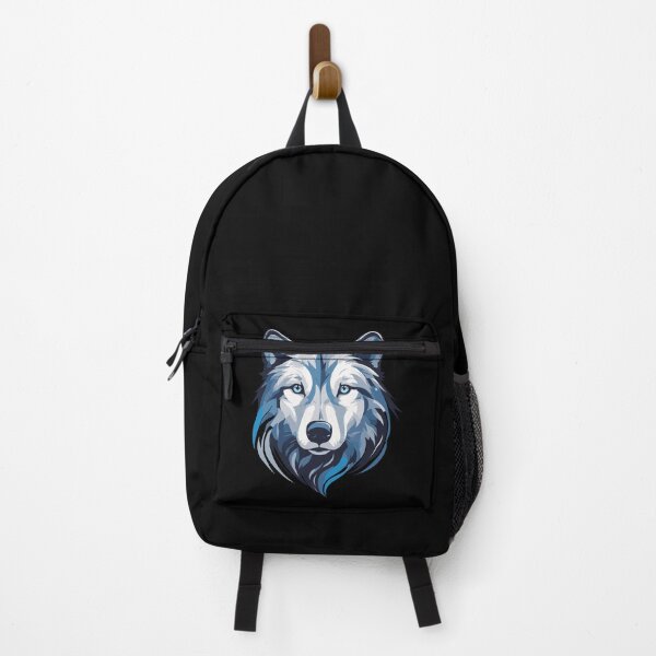 Item preview, Vector blue wolf head designed and sold by twisted-dot.