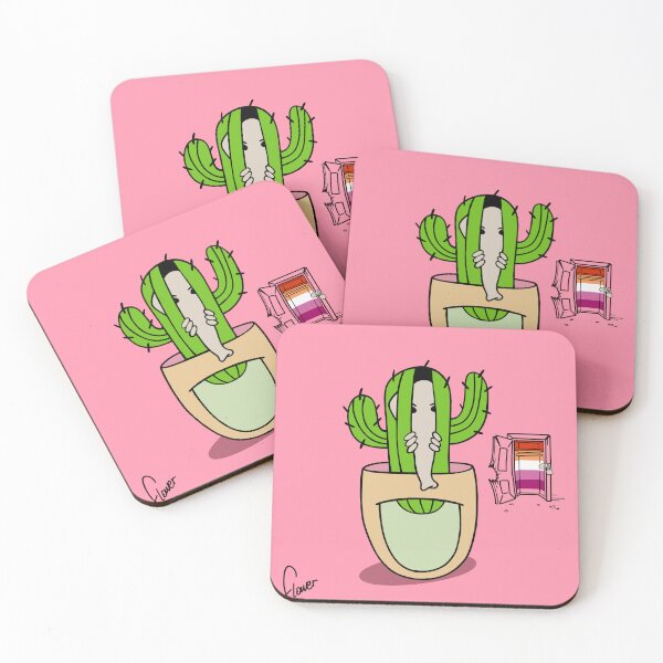 Item preview, Lesbian Visibility. Im Not Like Other Girls | Cacti Collection designed and sold by flowernft.
