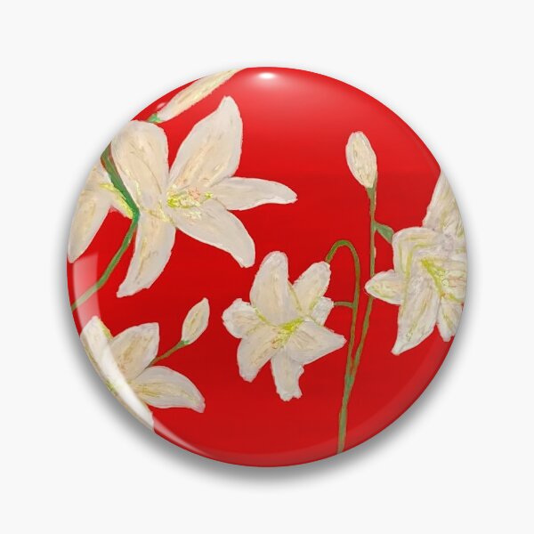 Item preview, Lirios en rojo designed and sold by Ruth Breen Artwork .