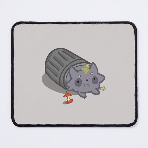 Item preview, Fat raccoon in a garbage can designed and sold by FlowMinnow.