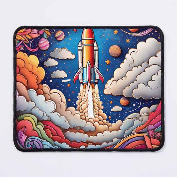 Item preview, Skyward Sojourn: Coloring the Rocket's Journey (141) designed and sold by WASjourney.